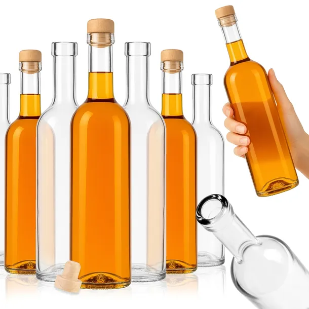 50x BUTELKI FUTURA 500ml 0,5L NA NALEWKI BIMBER WHISKY LIKIERY WINO SOKI