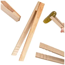 szczypce-do-grilla-kapusty-gotowania-ogorkow-kiszonych-17-cm-drewniane