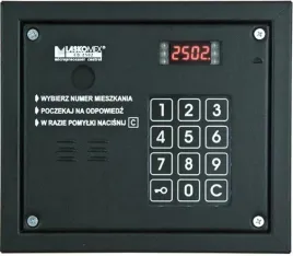 laskomex-cp-2503r-czarna-panel-audio-z-czytnikiem-kluczy-rfid