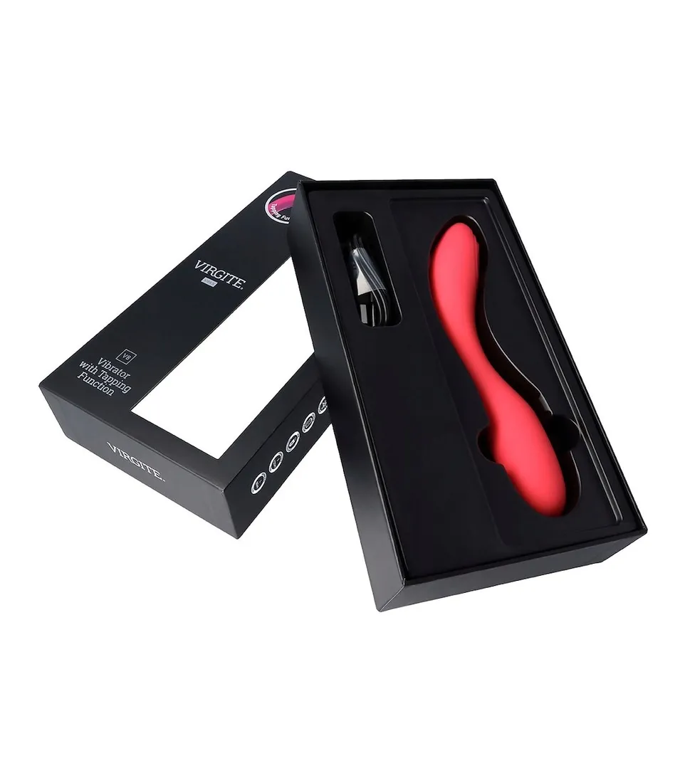 v8-pink-rechargeable-tapping-vibrator-stan-nowy