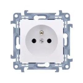 kontakt-simon-10-modul-bialy-gniazdo-1x-z-u-zaciski-srubowe-16a-250v