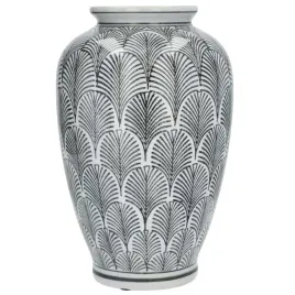 wazon-na-kwiaty-bukiet-ceramiczny-bialy-czarny-duzy-do-domu-salonu-30cm