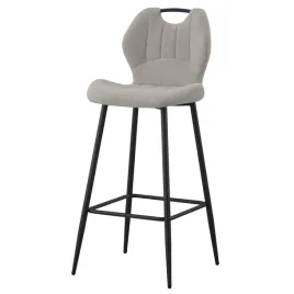 hoker-barowy-aria-3d-107-cm-tapicerowany-szary-stelaz-czarny