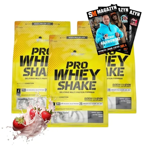 3x OLIMP PRO WHEY SHAKE 700G ODŻYWKA BIAŁKOWA WPC