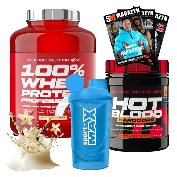 SCITEC 100% WHEY PROTEIN PROFESSIONAL 1816 G WPC ODŻYWKA BIAŁKOWA MASA