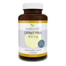 medverita-ornityna-500mg-120kaps-odtruwanie-aminokwas-antyoksydant-watroba