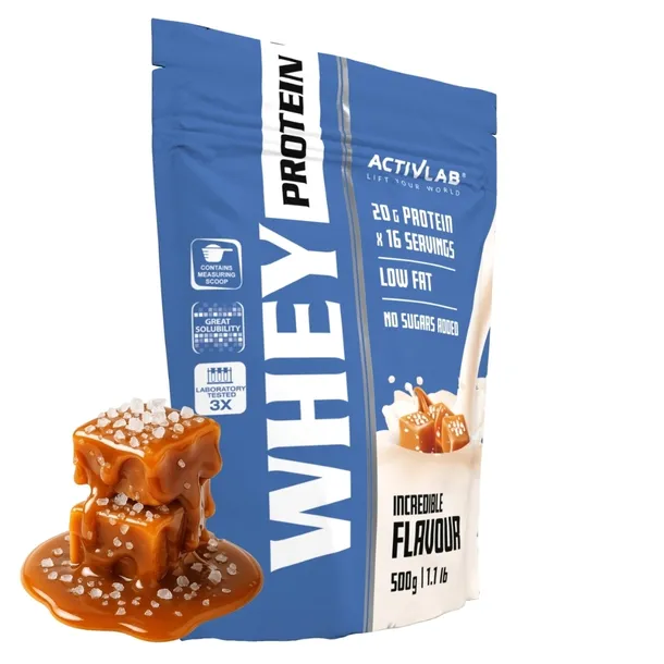 ACTIVLAB WHEY PROTEIN BIAŁKO WPC MASA MIĘŚNIE 500g ODŻYWKA BIAŁKOWA SIŁA