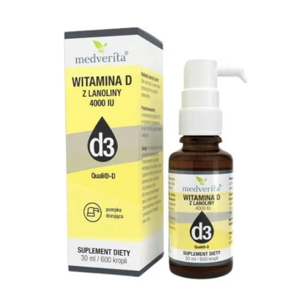 MEDVERITA WITAMINA D3 4000 IU Z LANONINY 30 ml