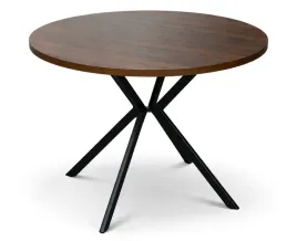 stol-okragly-erik-fi100-76-cm-orzech-blat-nogi-metal-do-jadalni-kuchni