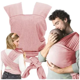 chusta-do-noszenia-dziecka-niemowlecia-nosidelko-20-kg-elastyczna-rozowa