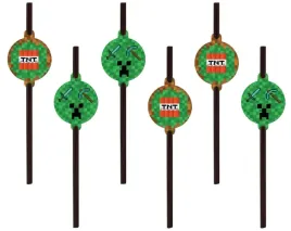 slomki-urodzinowe-eko-minecraft-piksele-6-szt