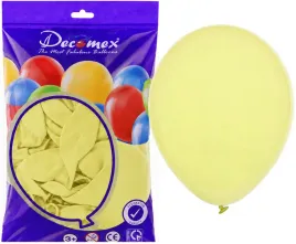 balony-pastelowe-yellowish-zoltawe-28cm-11-100szt-decomex-latex-p244