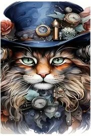 malowanie-po-numerach-kot-steampunkowy-50x40cm-rama-kreatywne