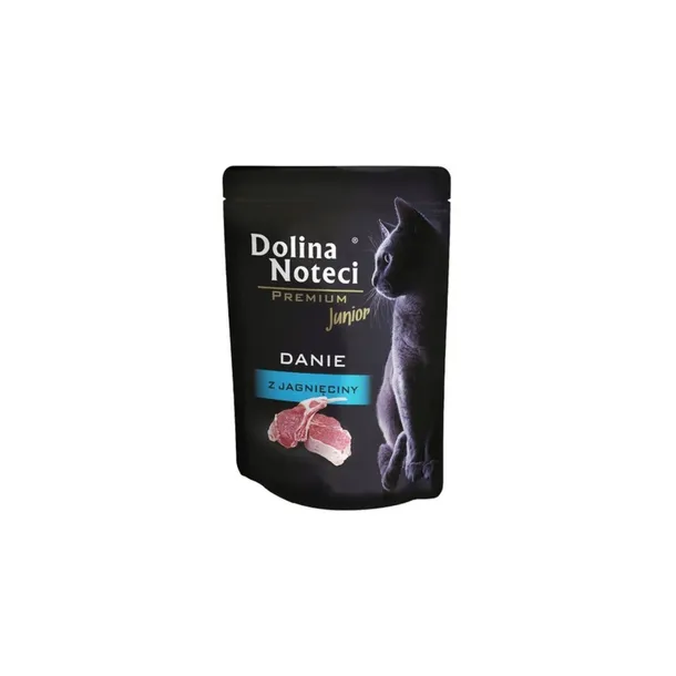 Dolina Noteci Premium Saszetka Dla Kota Kociąt Danie Junior Jagnięcina 85g
