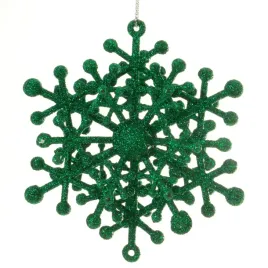 zawieszka-choinkowa-sniezynka-10cm-zielona-brokat-komplet-6-szt