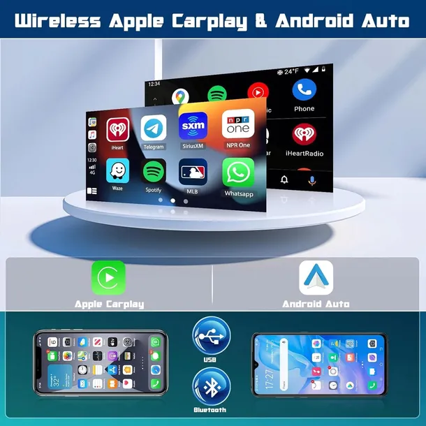 radio-samochodowe-android-13-golf-5-6-passat-carplay-androidauto-wireless-marka-bez-marki