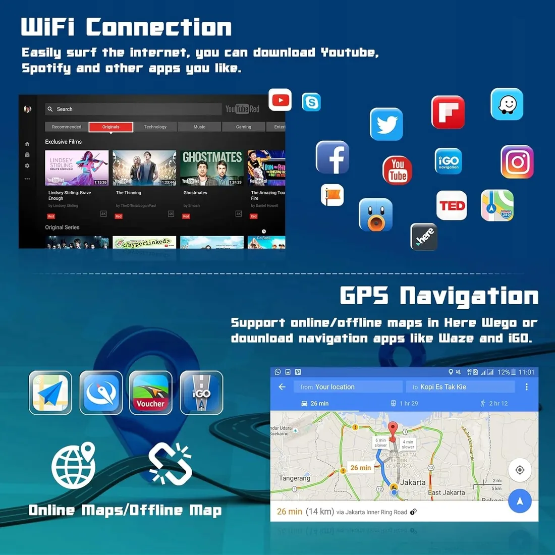 radio-samochodowe-android-13-golf-5-6-passat-carplay-androidauto-wireless