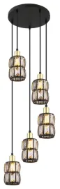 wiszaca-lampa-wolli-15761-5b-crystal-czarna-przydymiona