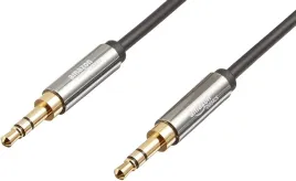 kabel-aux-amazon-basics-pozlacane-wtyczki-czarny-244-cm-audio