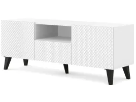stylowa-szafka-rtv-navia-150-cm-nozki-szpilki-czarny-plastikowe-zloty