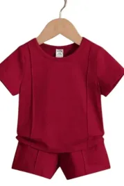 shein-komplet-chlopiecy-czerwony-basic-krotki-na-lato-68-74-1kf