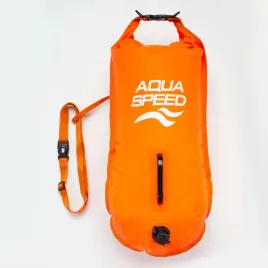 bojka-do-plywania-aqua-speed-37x72-pomaranczowa-wodoodporny-schowek-uchwyt
