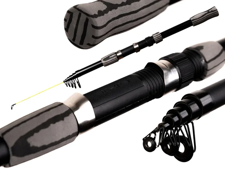 WĘDKA TELESKOPOWA TELESPIN 3.6M 40-80G CARBON 110017