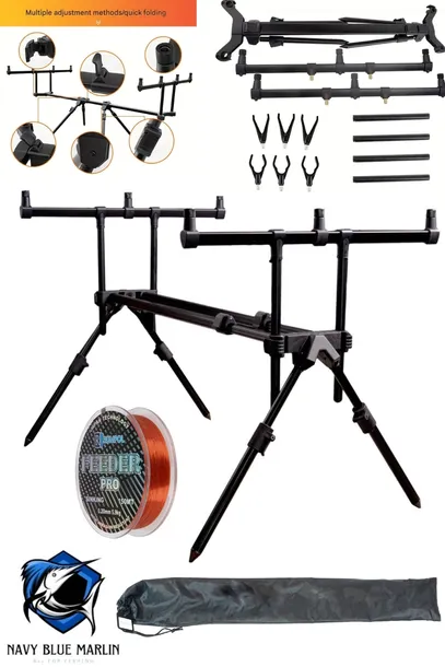 STANOWISKO KARPIOWE RUMPOL ROD POD NA 3 WĘDKI / POKROWIEC + 280535