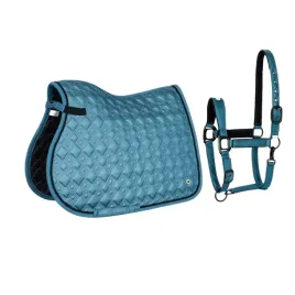 zestaw-kantar-dla-konia-pony-czaprak-vs-full-equestrian-queen-niebieski