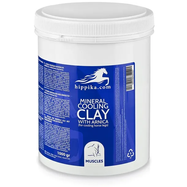 Glinka chłodząca z arniką dla koni HIPPIKA mineralna 1kg
