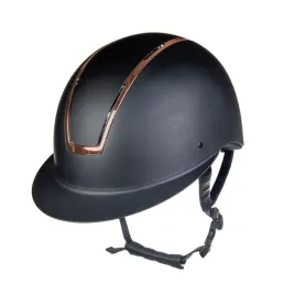 kask-jezdziecki-hkm-lady-shield-elegancki-matowy-czarny-rozowe-zloto-52-54
