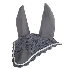 nauszniki-dla-konia-hkm-earbonnet-szare-srebrne-pony