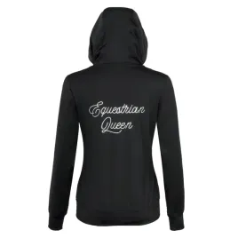 bluza-jezdziecka-equestrian-queen-river-26ss-z-kapturem-czarna-xs