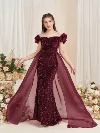 shein-bordowa-rozkloszowana-sukienka-na-wesele-z-cekinami-152-158-1ma
