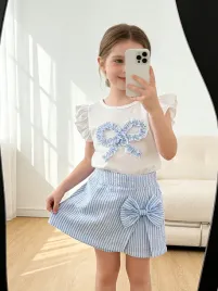 shein-komplet-dzieciecy-w-pasy-z-kokarda-niebieski-na-lato-104-110cm-1ma