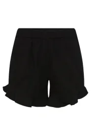 pieces-czarne-damskie-spodenki-z-falbanka-na-gumce-100percent-bawelna-s-5ha
