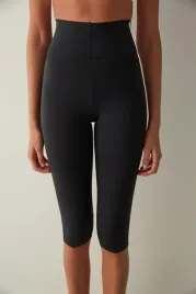 czarne-legginsy-damskie-3-4-wysoki-stan-gladkie-xs-5ha-xs-5ha