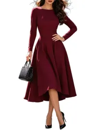 shein-bordowa-sukienka-midi-wizytowa-z-dlugim-rekawem-l-1ma