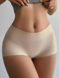 shein-bezowe-spodenki-wyszczuplajace-gladkie-bielizna-dopasowana-m-1ma