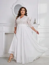 shein-biala-suknia-slubna-plus-size-z-koronkowym-dekoltem-i-rekawem-50-1ma