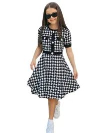 shein-czarno-biala-sukienka-dziecieca-z-wzorem-pepitka-140-146-2ga