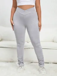 shein-plus-size-legginsy-damskie-szare-z-marszczeniami-casual-50-2ga