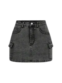 shein-czarna-spodnica-mini-jeansowa-z-kieszeniami-40-42-1hk