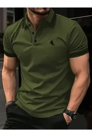 meska-koszulka-polo-z-krotkim-rekawem-w-kolorze-khaki-z-wzorem-4xl-5ia