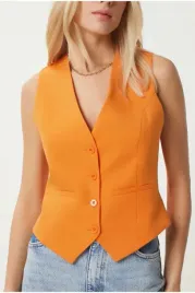 gladka-pomaranczowa-elegancka-kamizelka-damska-z-guzikami-m-5ia