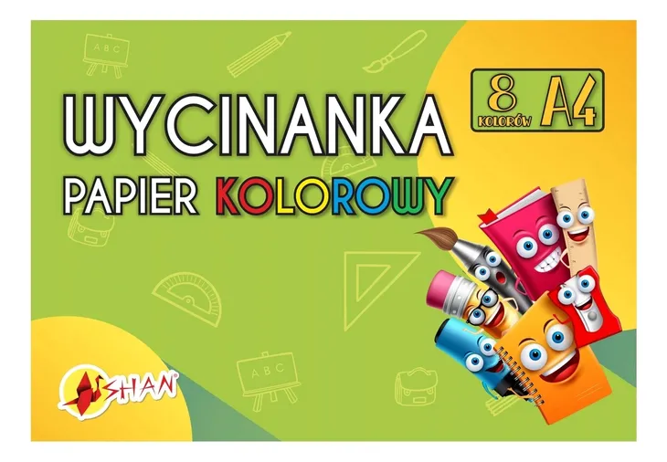 Wycinanka nabłyszczana A4 8k. Shan