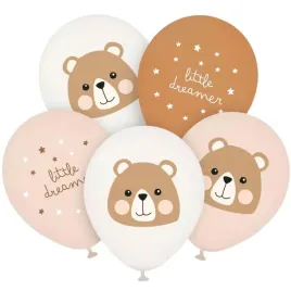 balony-lateksowe-misio-mis-bezowe-brazowe-gemar-30cm-12-5szt