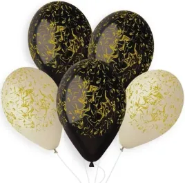 balony-lateksowe-marmur-czarne-latte-pastelowe-gemar-33cm-13-5szt