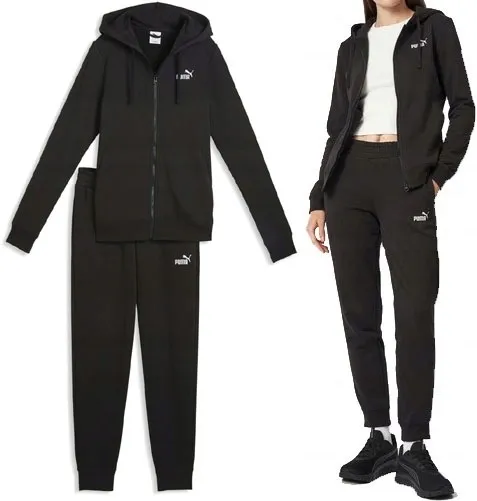 DRESY DAMSKIE PUMA KOMPLET SPODNIE I BLUZA DRES DAMSKI REGULAR FIT R. XL