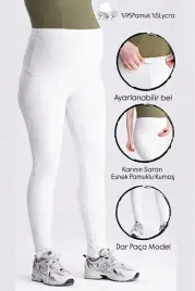 biale-legginsy-dopasowane-z-regulowanym-pasem-bawelniane-l-5ia